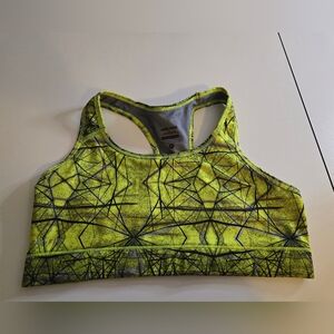 Nike Lime Geometric Tank Top